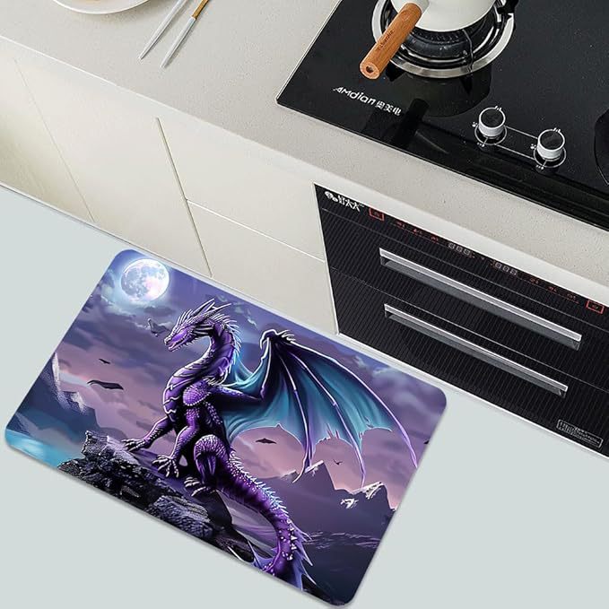 Luxuriöse Blättermuster Badematte