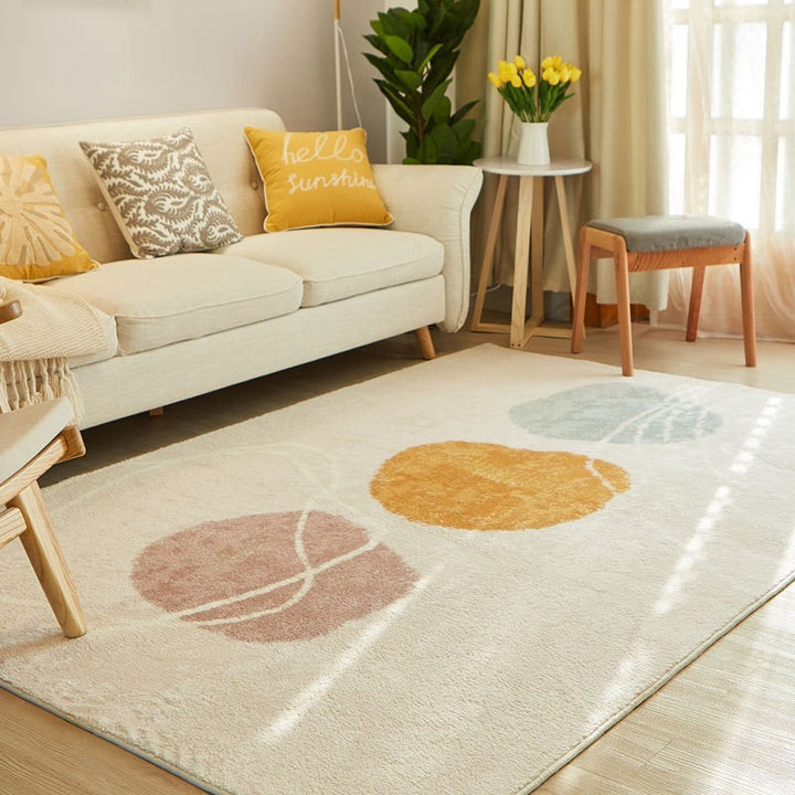 Abstraktes Design Boden Teppich Karnz