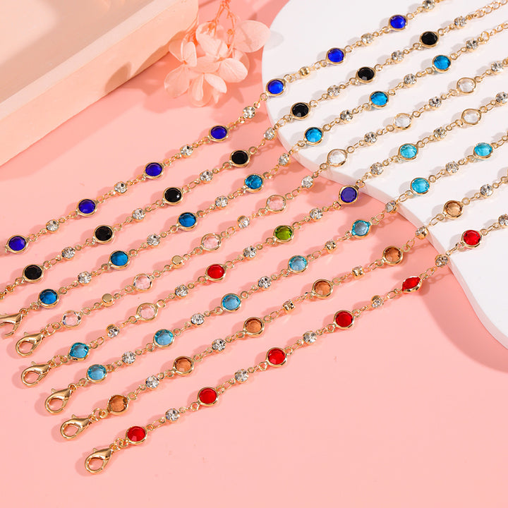 Elegante mit Kristallen verzierte Armband Karnz