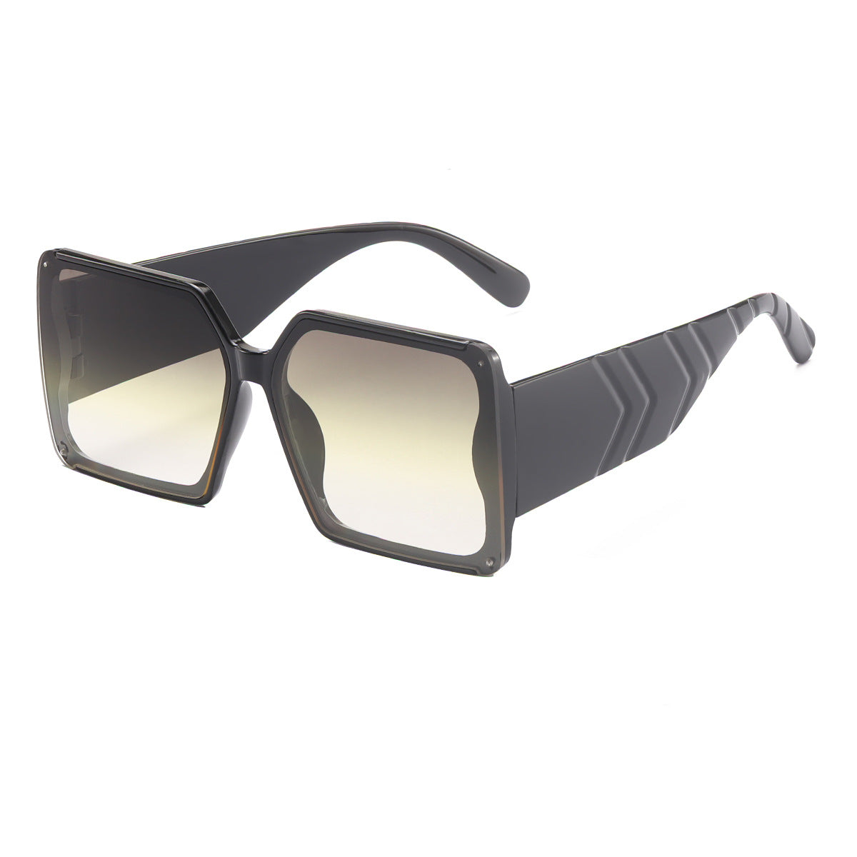Damen oversized Sonnenbrille im trendigen Leopardenmuster Karnz