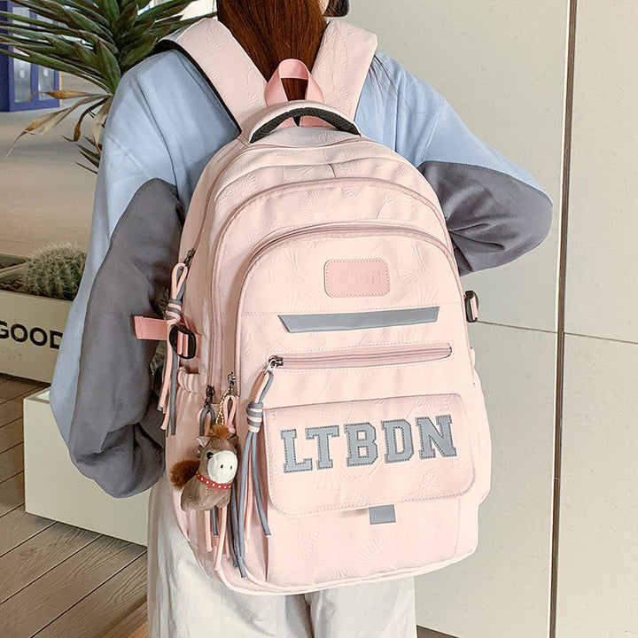 Moderne Texturierte Freizeit Rucksack Karnz