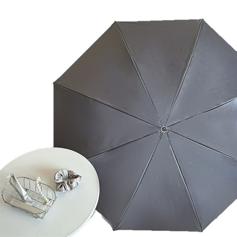 Damen klassischer Geh-Regenschirm mit ergonomischem Holzgriff Karnz