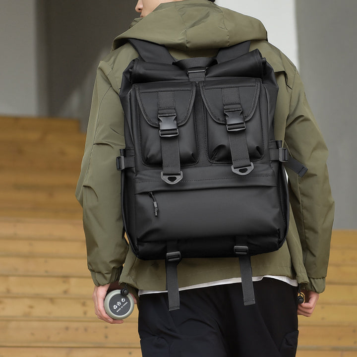 Vielseitiger Hochkapazitäts Roll-Top Rucksack Karnz