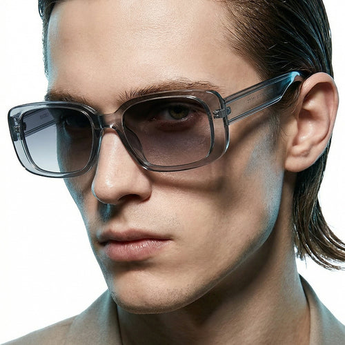 Damen rechteckige Sonnenbrille mit stilvollem Rahmen Karnz
