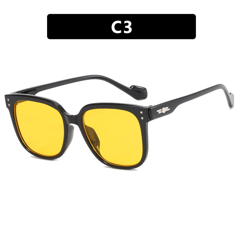 Damen quadratische Sonnenbrille mit sanften Farbverlauf und schützendem UV-Filter Karnz