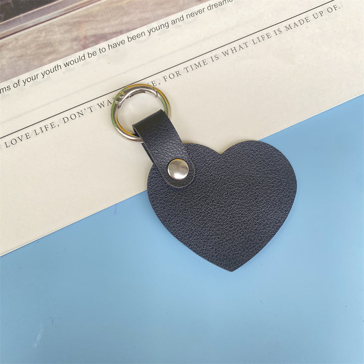 Premium Herzförmiger Leder-Schlüsselanhänger Karnz
