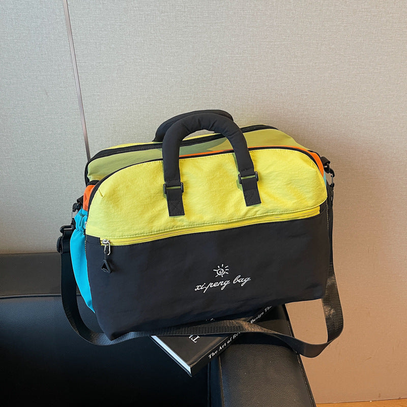 Vielseitige Farbblock Duffle Bag