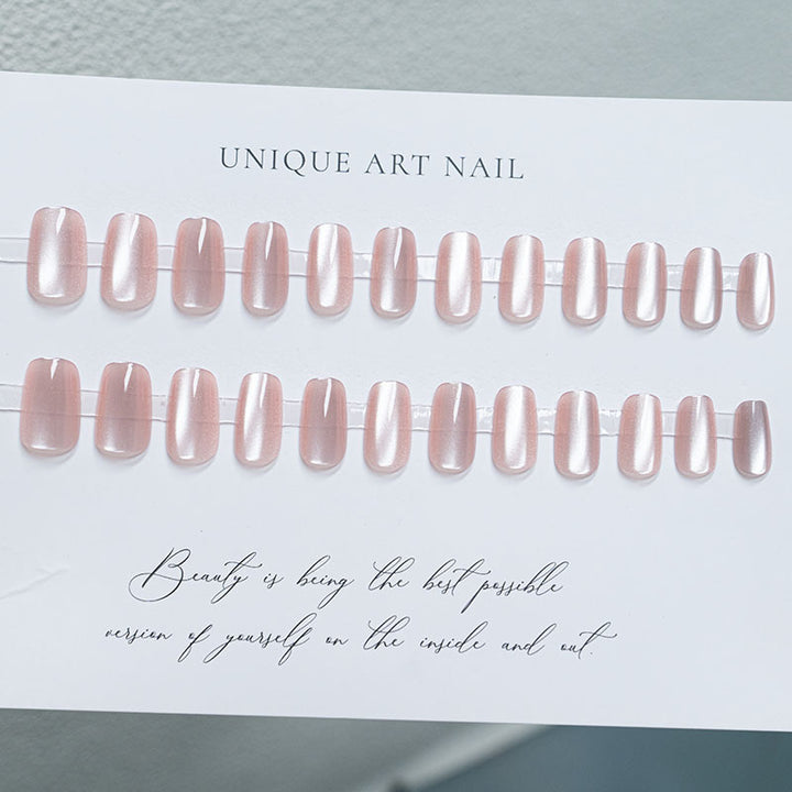 Elegantes Glänzendes Press-On Nagelset
