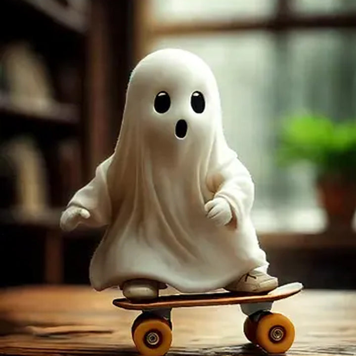 Dekorative Skateboard-Gespenst Figur Karnz