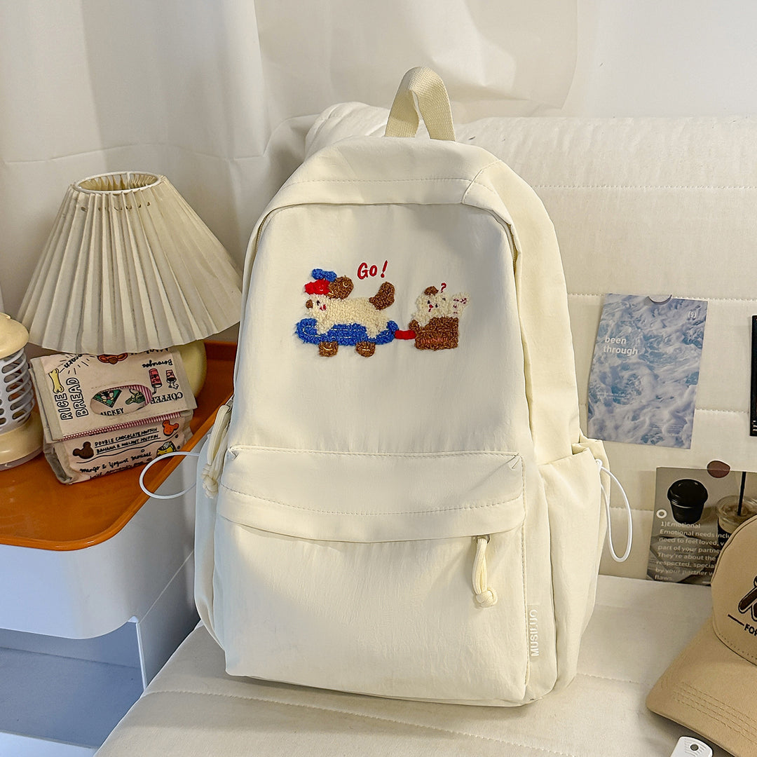 Verspielter Bestickter Rucksack Karnz