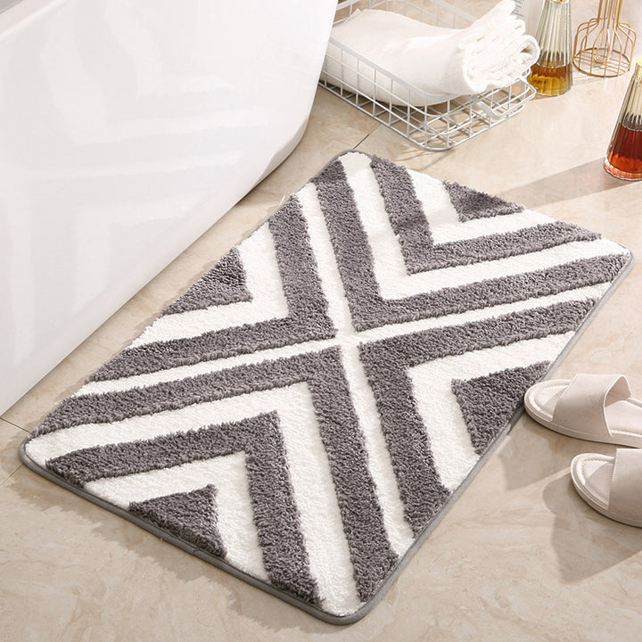 Moderne geometrische Badezimmermatte Karnz
