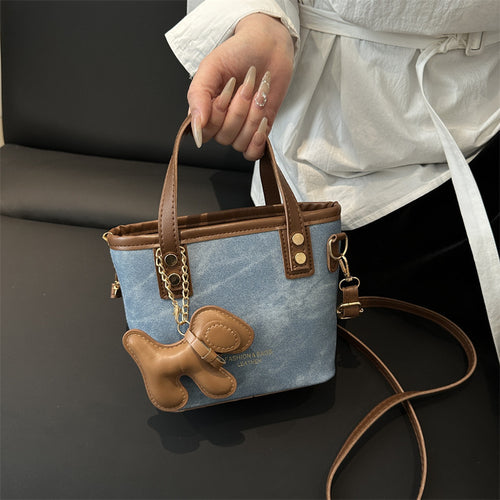 Verspielt Denim Mini Handtasche Karnz