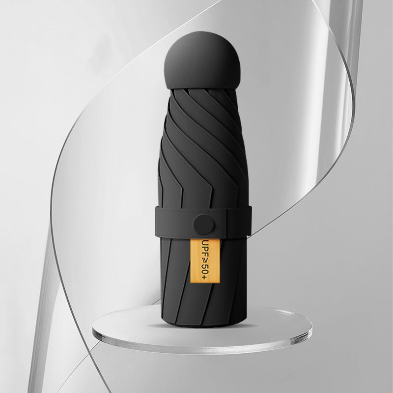 Damen UV-Schutz Falt-Regenschirm mit innovativem Mechanismus Karnz