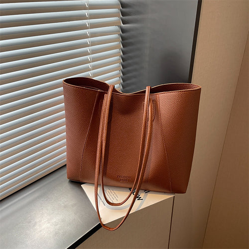 Moderner Minimalistischer Leder Tote