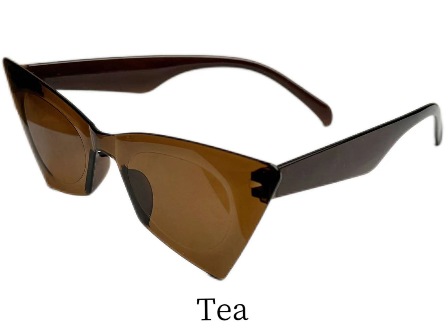 Damen Modische Transparente Sonnenbrille Karnz