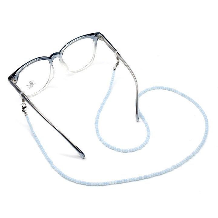 Elegante Perlen Brillen Halter Kette Karnz