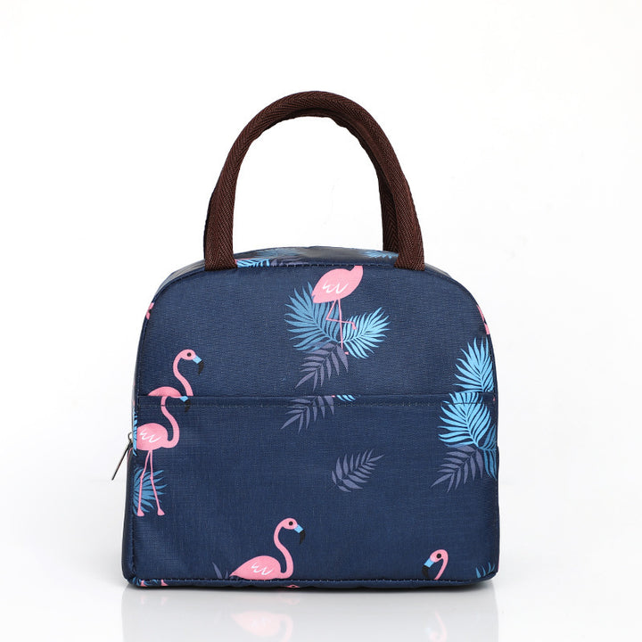 Isolierte Flamingo-Themen Lunch-Tasche Karnz