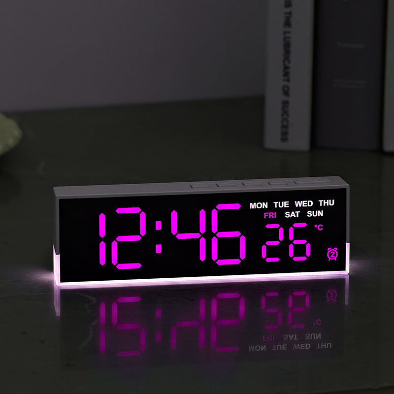 Digitaluhr mit Integriertem Thermometer und Wochentagsanzeige Karnz