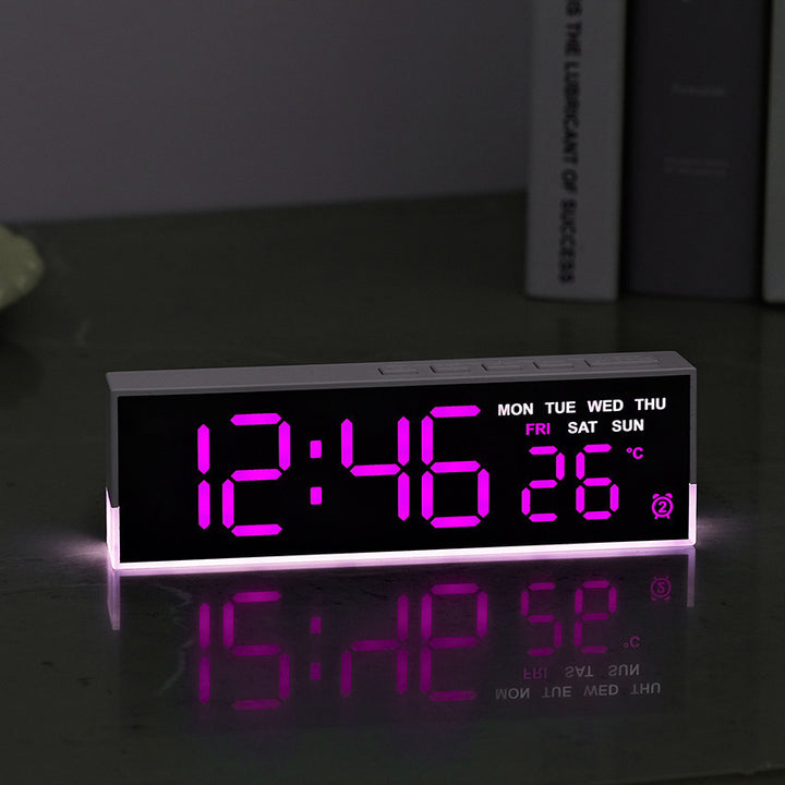 Digitaluhr mit Integriertem Thermometer und Wochentagsanzeige Karnz