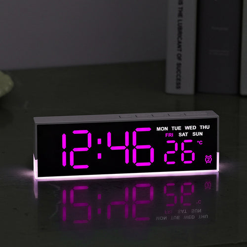 Digitaluhr mit Integriertem Thermometer und Wochentagsanzeige Karnz