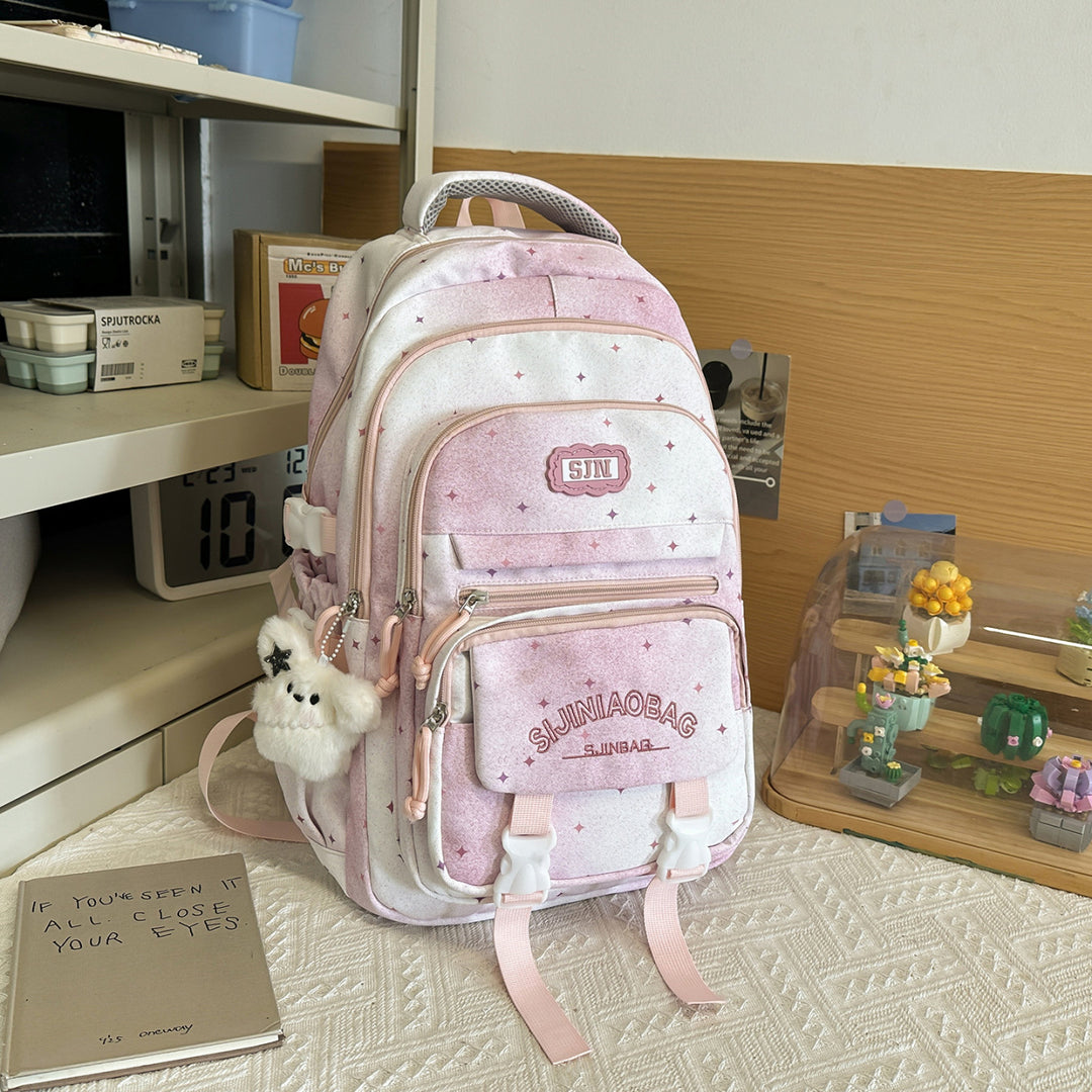 Charmante Sternen Druck Rucksack