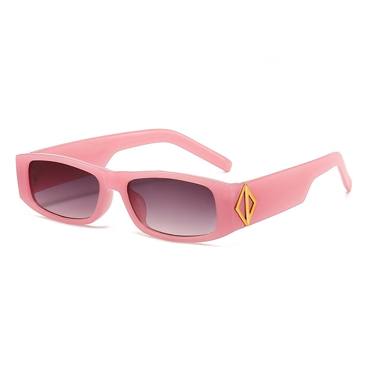 Avant-Garde Rechteckrahmen Sonnenbrille