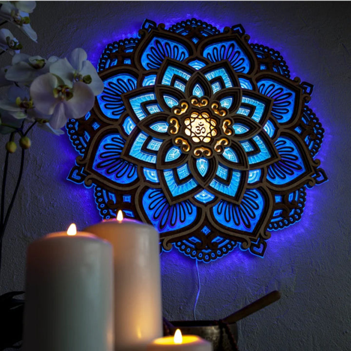 Aufwendige Mandala Wanddekoration