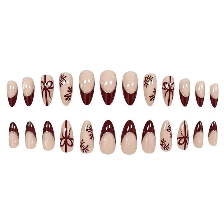 Saisonale Feiertags Nagelkunst Karnz