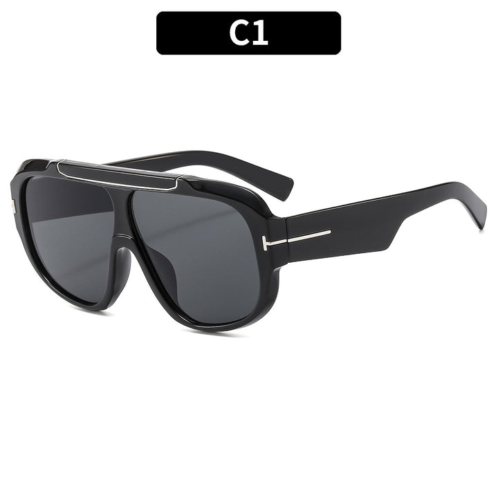 Überdimensionale quadratische Sonnenbrille