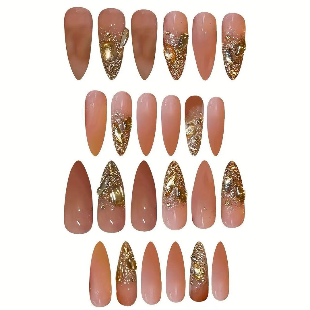 Glamouröse Stiletto-Nagelkunst-Verstärkungen Karnz