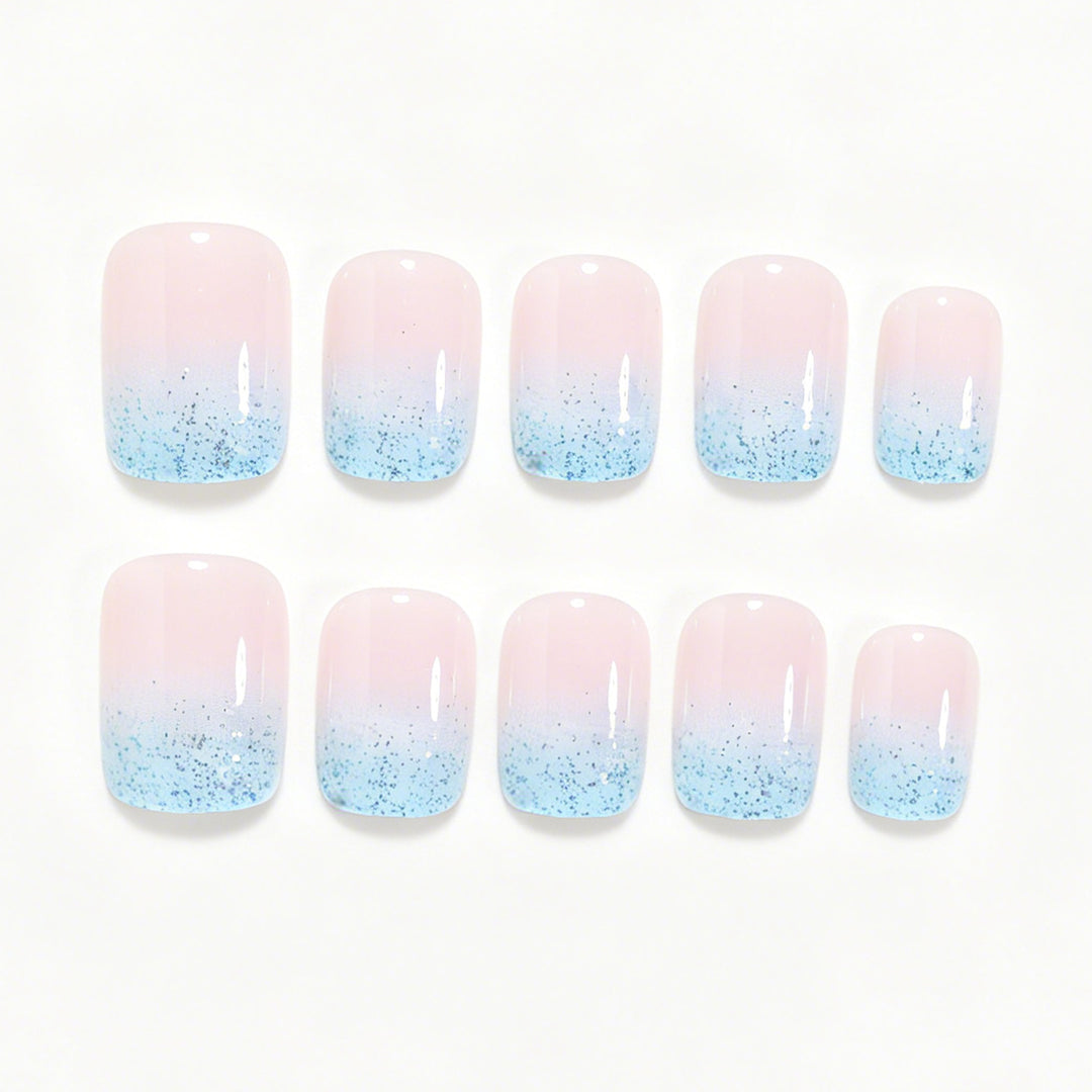 Glitter Ombre Nail Art Karnz