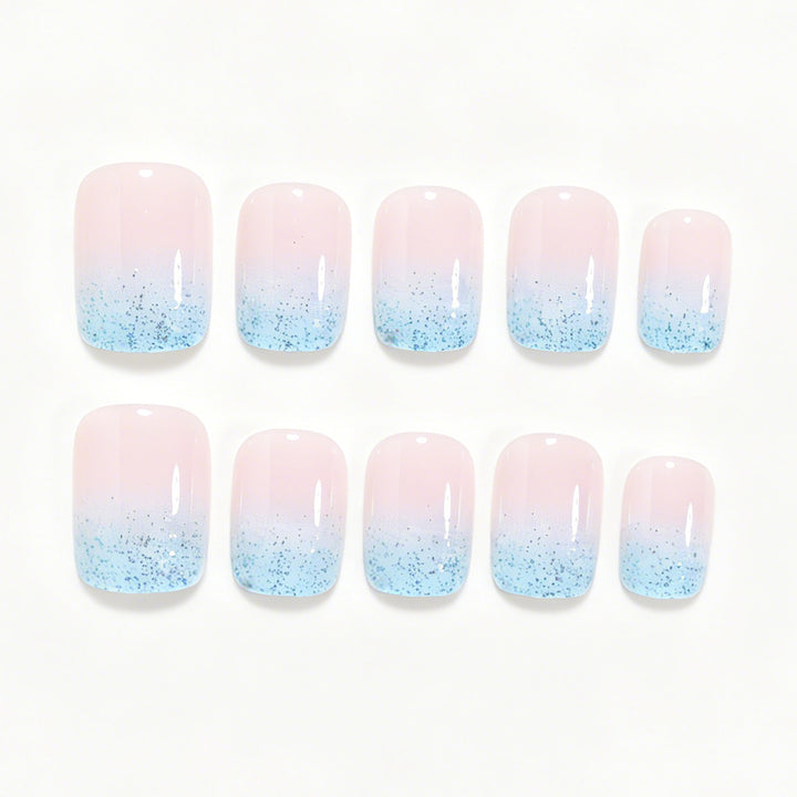 Glitter Ombre Nail Art Karnz