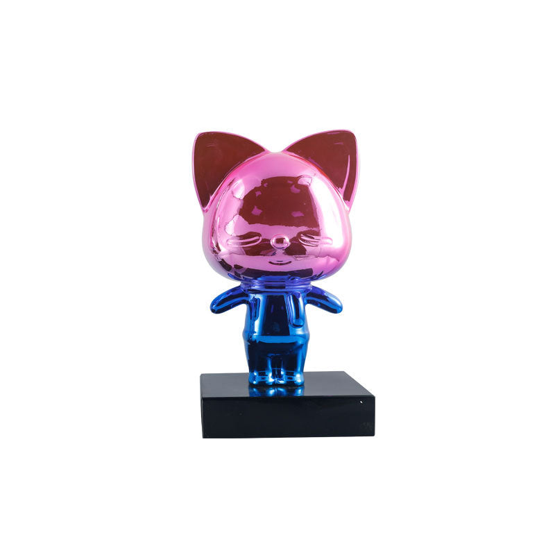 Verspielte Katzenfigur