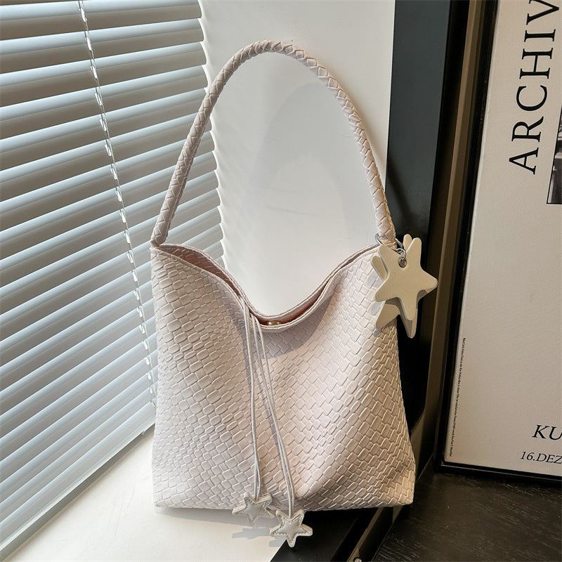 Texturierte Webung Handtasche Karnz