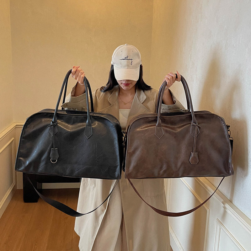 Premium Leder Wochenend Duffle