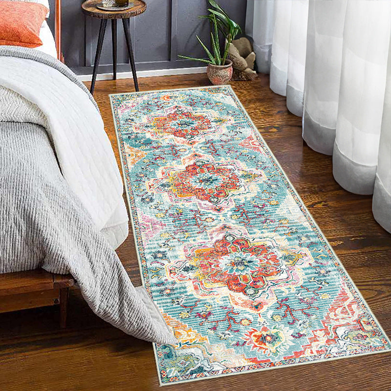 Vintage-inspirierter floraler Musterteppich Runner Karnz
