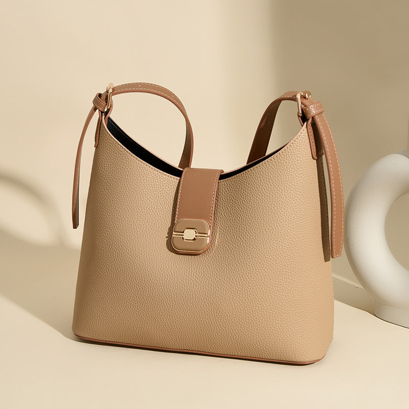 Stilvolle Texturierte Handtasche Karnz