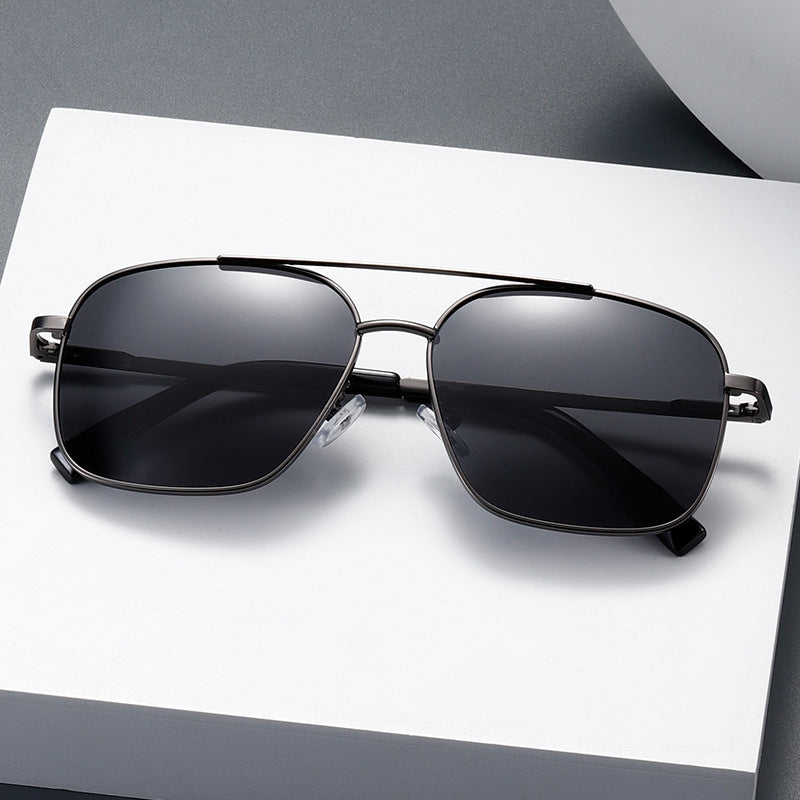 Herren Modische quadratische Sonnenbrille Karnz