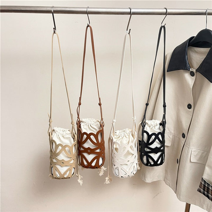 WoElegant gemusterte Kordelzugtasche Karnz