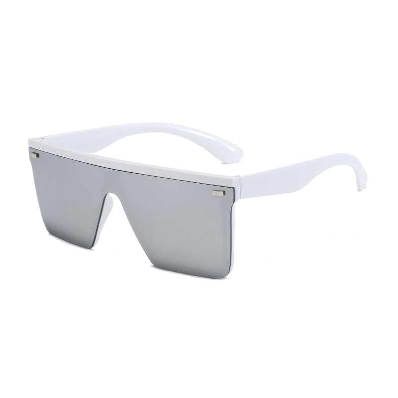 Damen Sportliche Oversized-Sonnenbrille mit modernem Rahmen Karnz