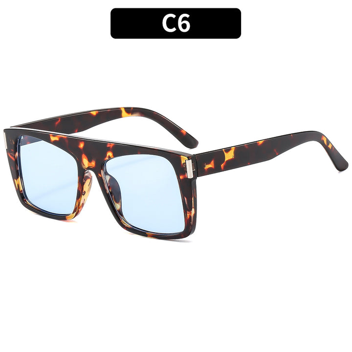Retro Übergroße Quadratische Sonnenbrille