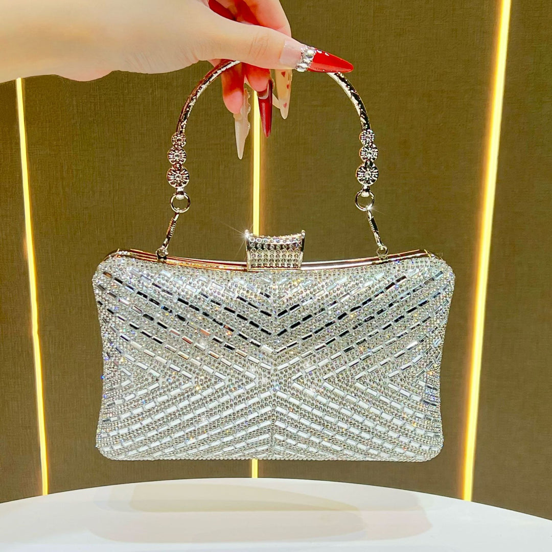 Glamouröse Strass-Besetzte Abendhandtasche