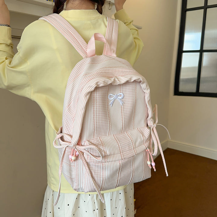 Süßer dekorativer Rucksack mit Schleifenverzierung Karnz