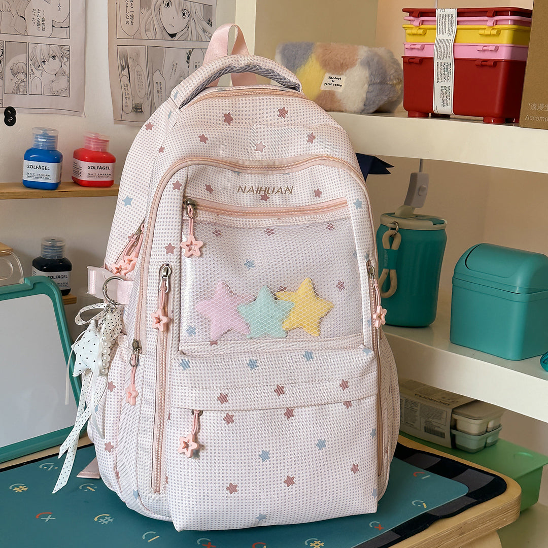 Niedlicher Cartoon-Printed Rucksack Karnz