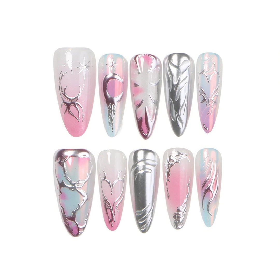 Abstract Nail Art Karnz