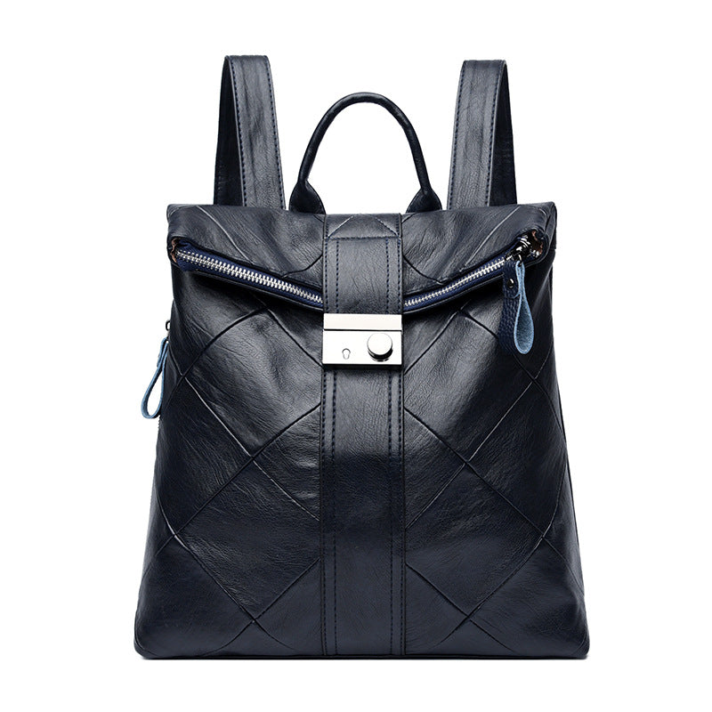 Chic Texturierter Rucksack Karnz