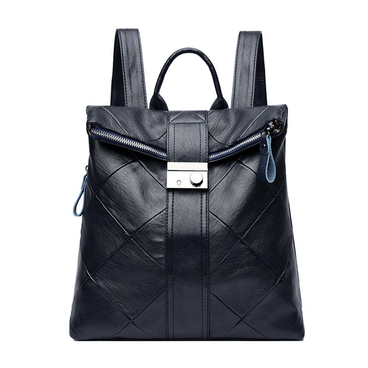 Chic Texturierter Rucksack Karnz