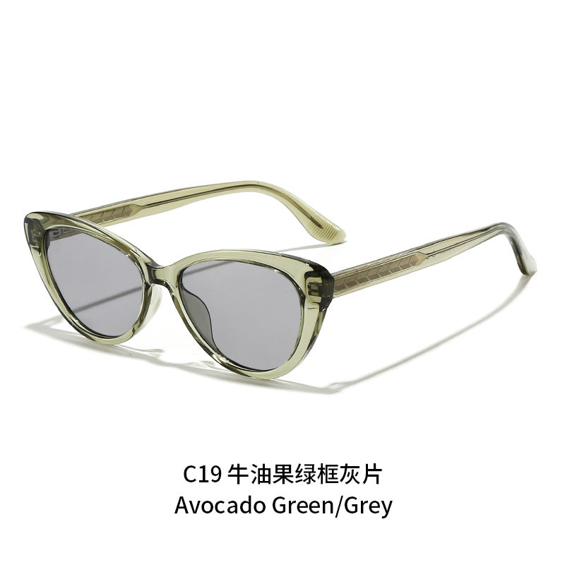 Damen modische Cat-Eye Sonnenbrille Karnz