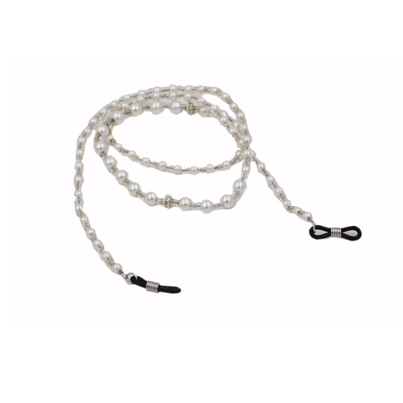 Elegante Perlmutt Brillen Kette Karnz