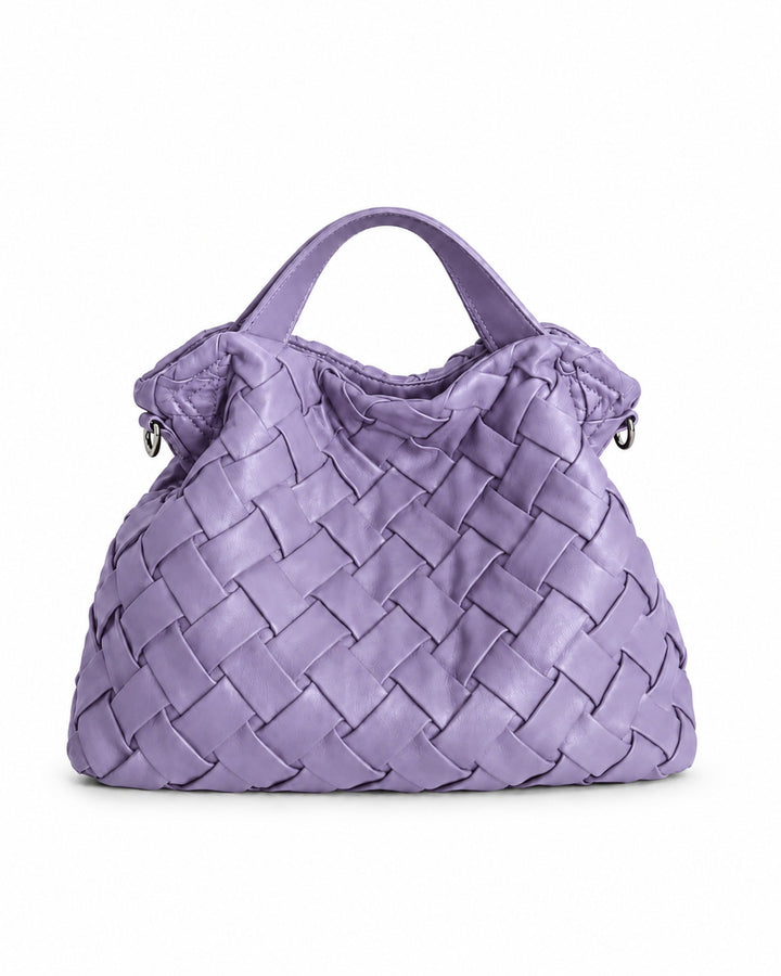 Handgefertigte Geflochtene Leder Hobo Tasche